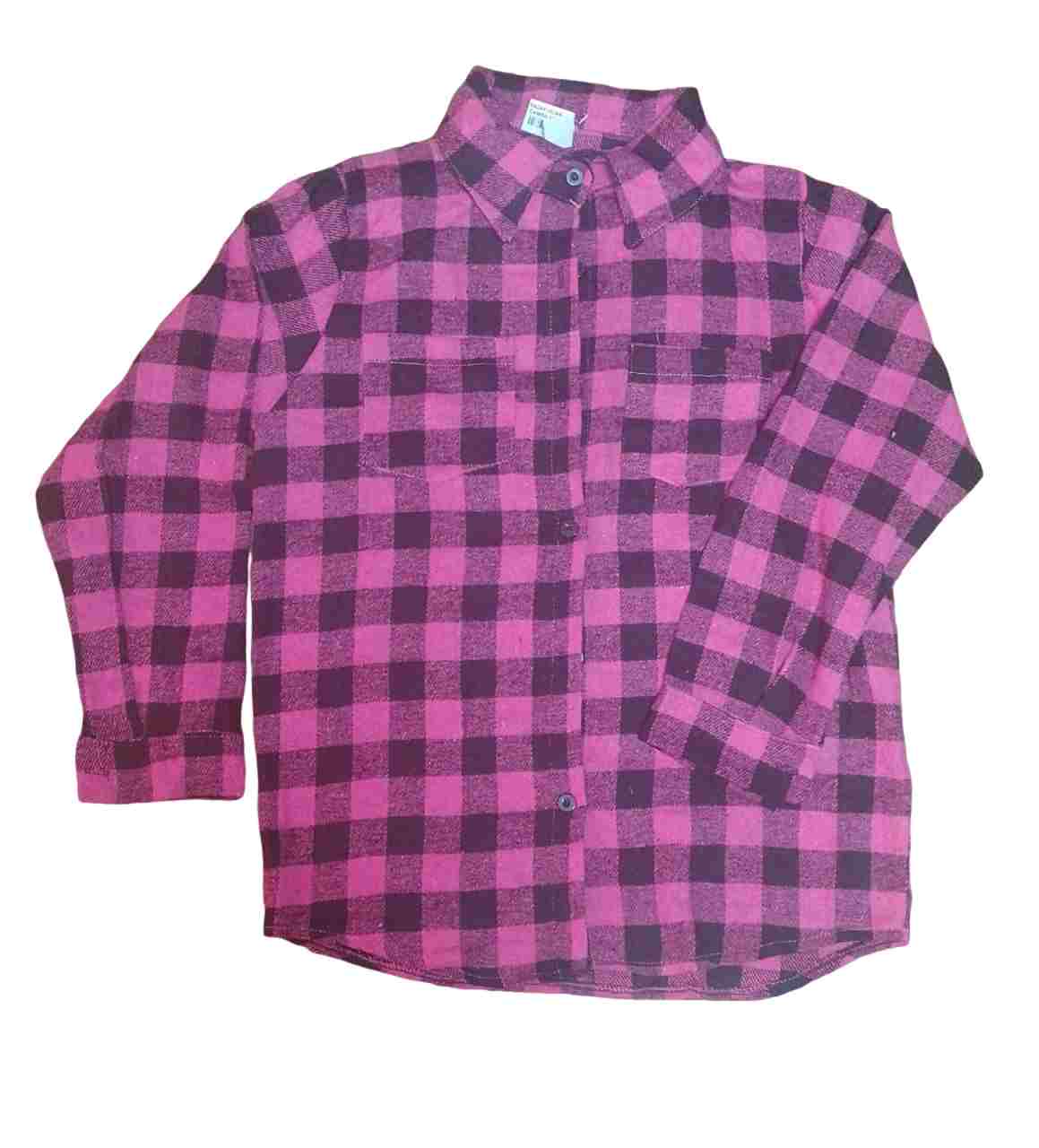 CAMISA XADREZ FLANELADA ADULTO
